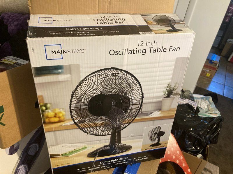 oscillating Table Fan