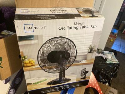 oscillating Table Fan