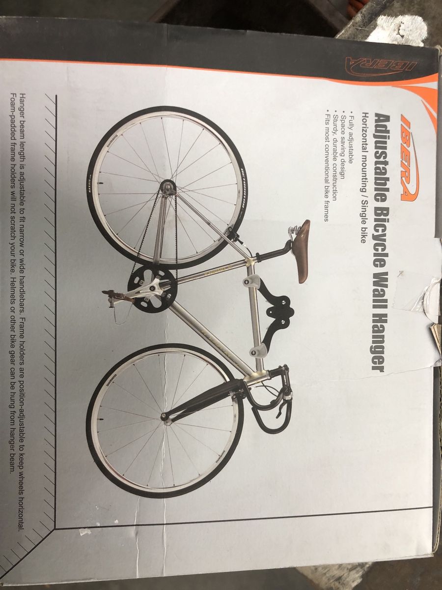 Ibera Adjustable Bicycle Wall Mount Hanger Bike