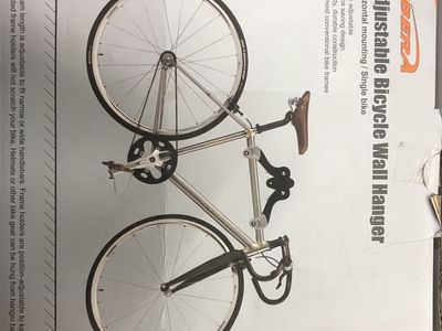Ibera Adjustable Bicycle Wall Mount Hanger Bike