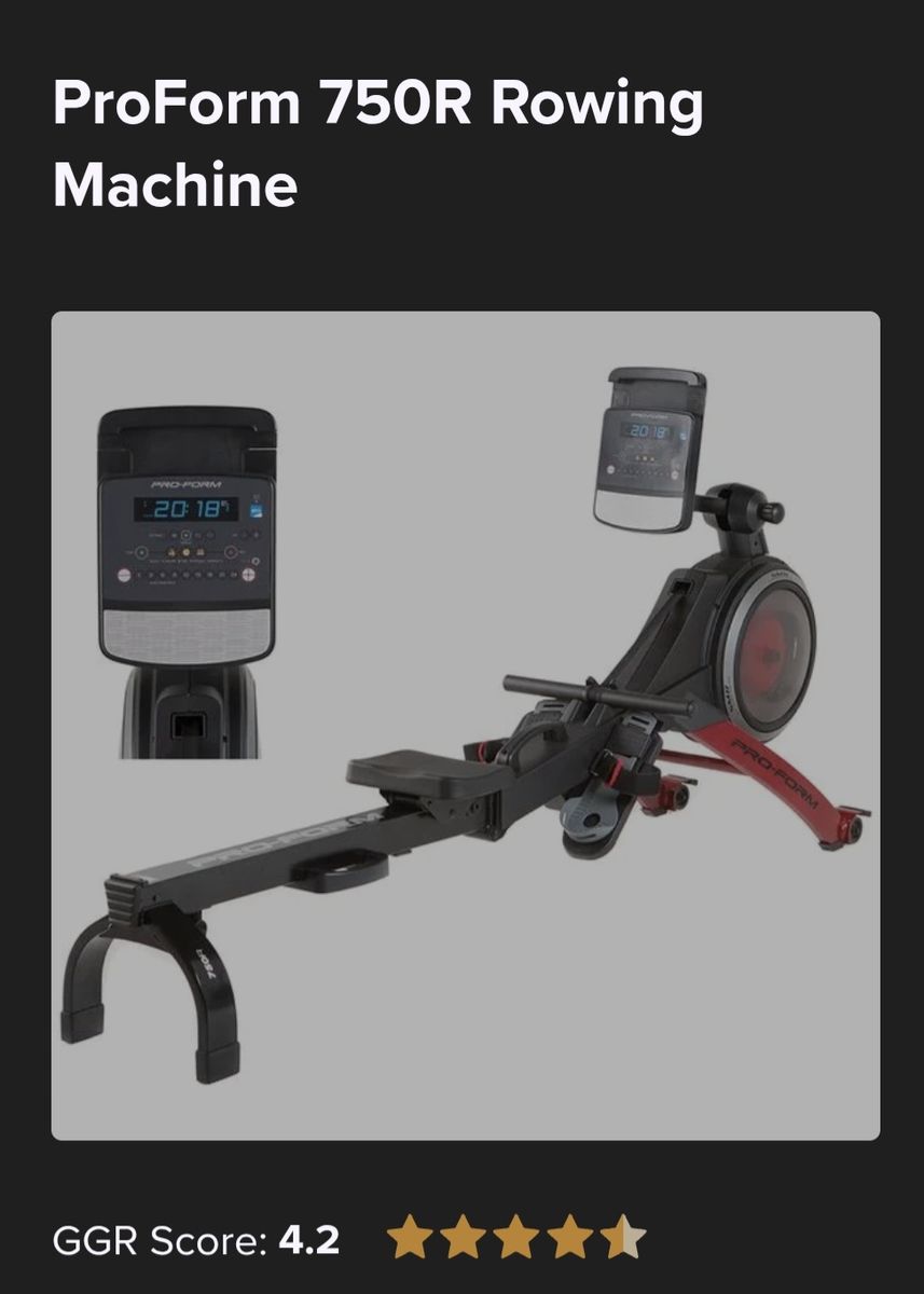 ProForm 750R Rowing Machine