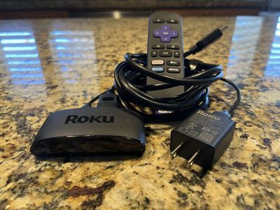 Roku Streaming Device with Remote and Power Adapter