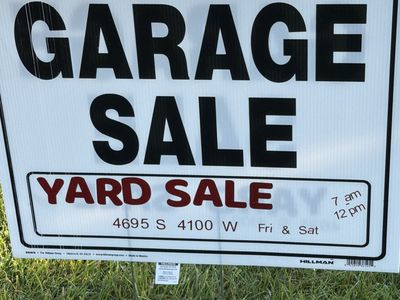 Garage Sale / Yard Sale - 4695 S 4100 W, West Haven - June 19 & 20, 7 AM - 12 PM