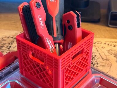 Milwaukee PACKOUT Mini Crate - 3D Printed - Brand New