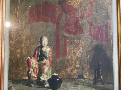 The Prince and His Horse by Hovsep Pushman- original collotype print signed by Pushman
