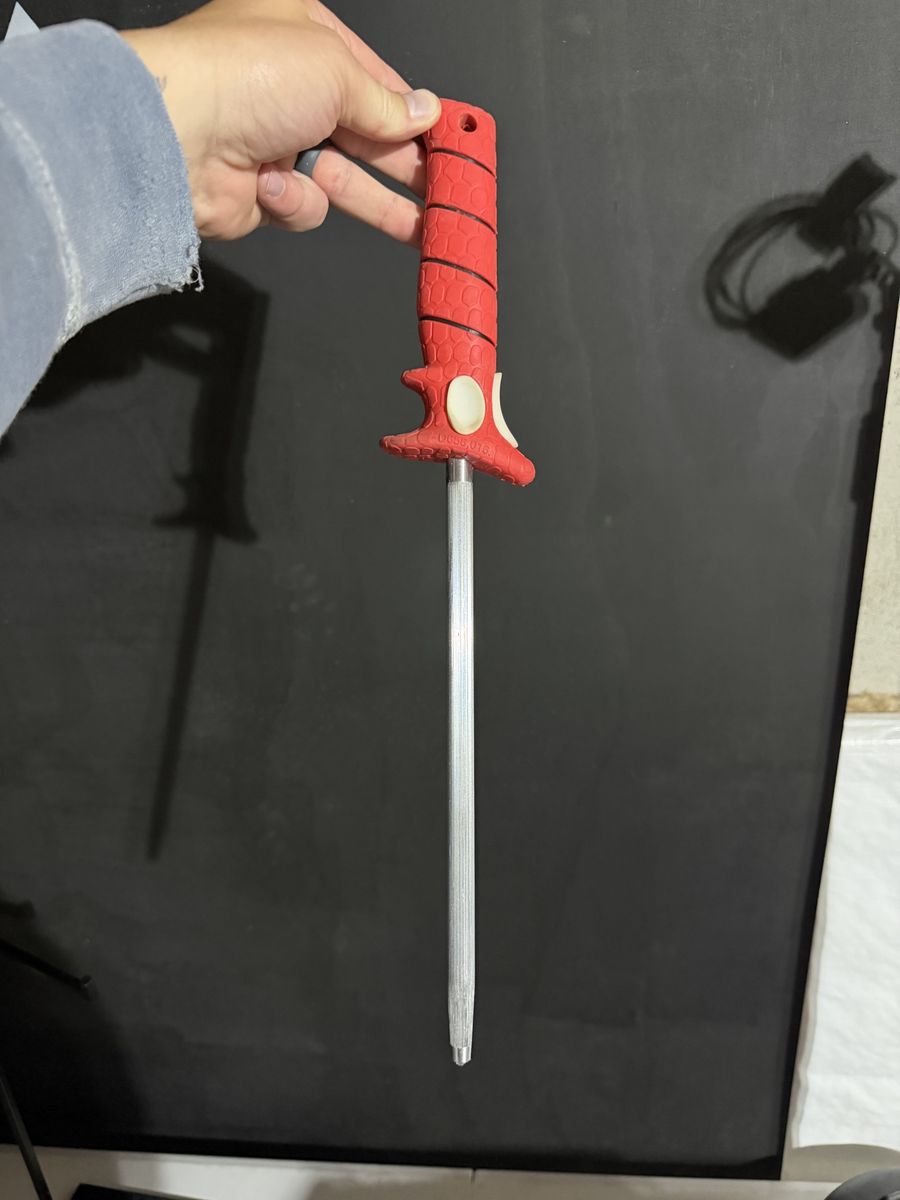 Bubba 10" Sharpening Steel / Honing Rod with Sheath (Never Used)