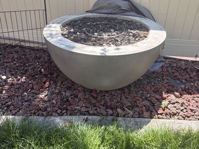 Propane fire pit