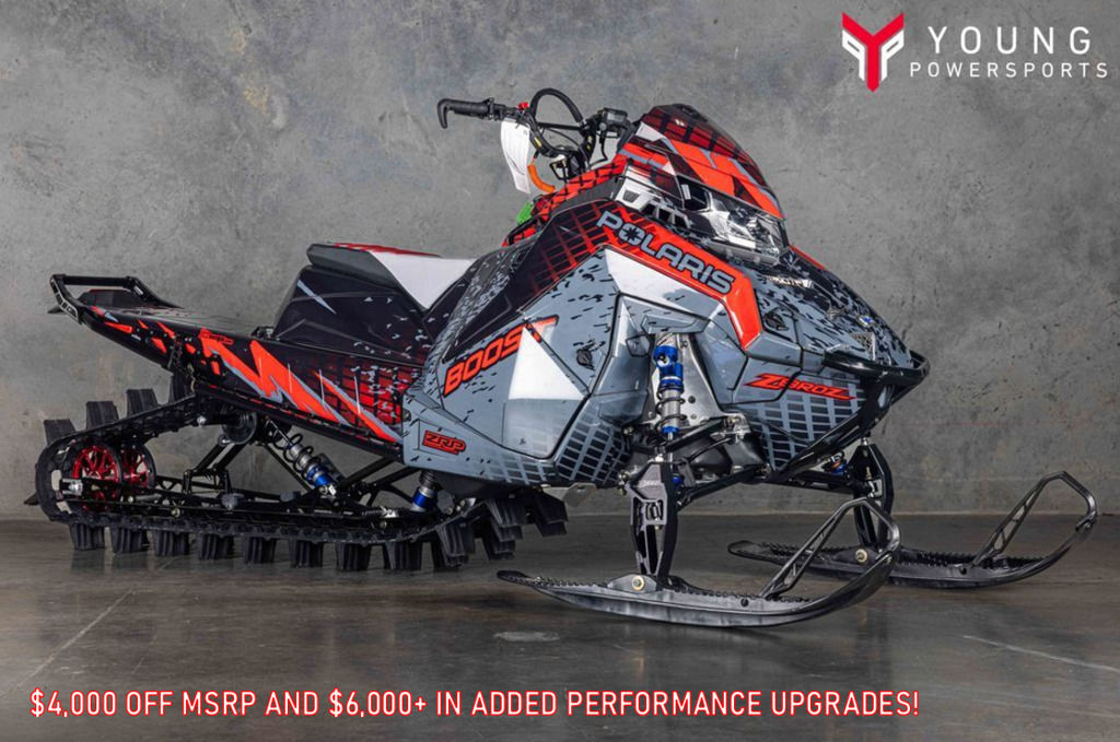2025 Polaris® Boost PRO RMK 155 Shadow Gray / Gloss Black