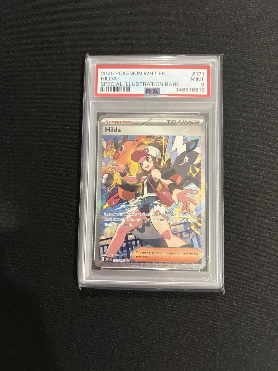 2025 Pokemon Hilda 171 White Flare SIR Mint PSA 9