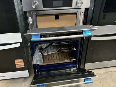 NEW KITCHENAID MICROWAVE WALL OVEN COMBO IN STAINLESS