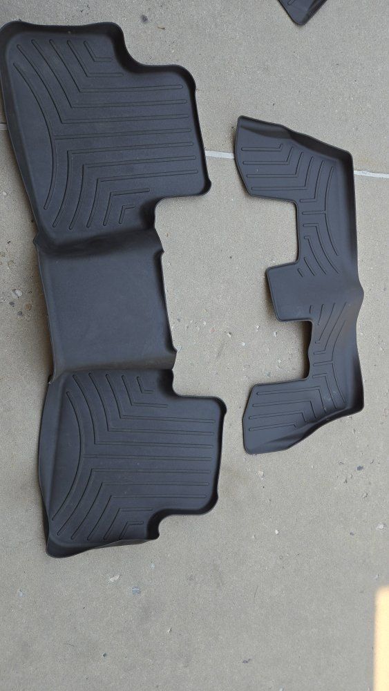 SQ7 or Q7 2nd and 3rd row WeatherTech Floor Liners for Car/Truck - Black All-Weather Mats, Custom Fit