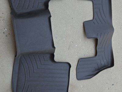 SQ7 or Q7 2nd and 3rd row WeatherTech Floor Liners for Car/Truck - Black All-Weather Mats, Custom Fit