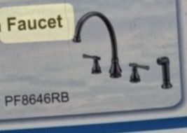 Brand New 8” Widespread Kitchen Faucet – ORB