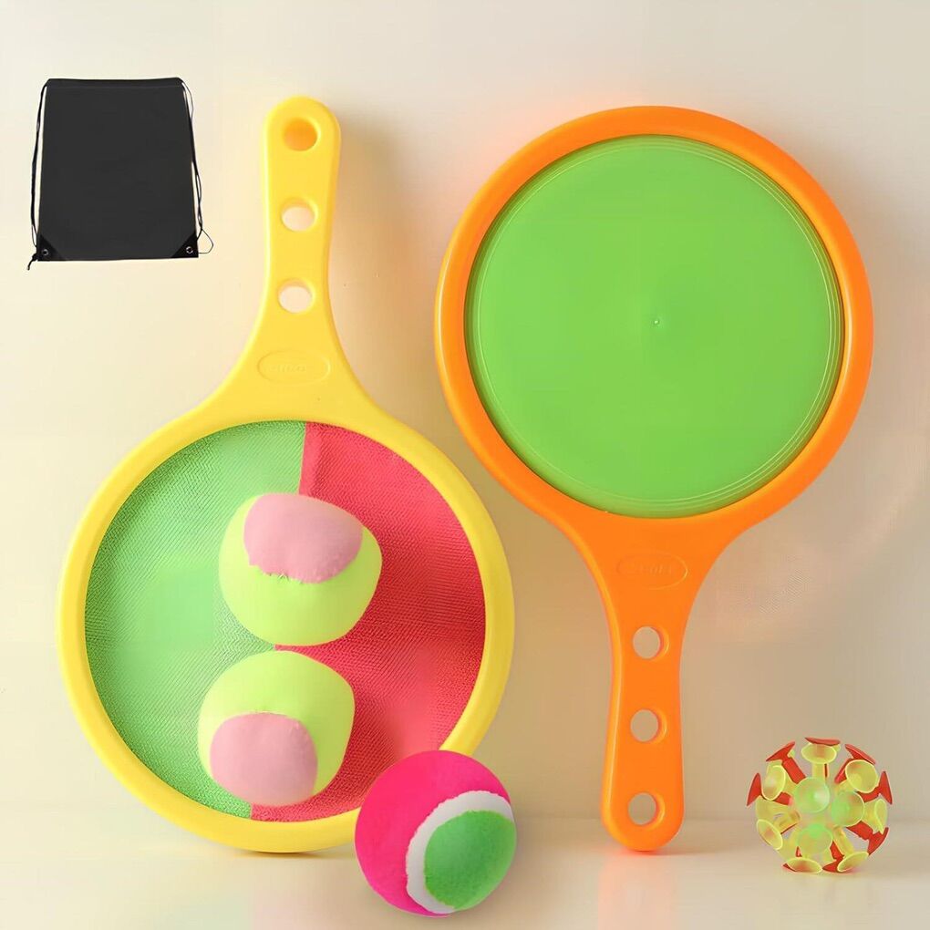 Toss & Catch Ball Set Double-Sided Racket