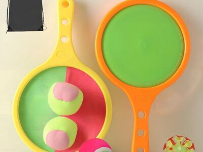 Toss & Catch Ball Set Double-Sided Racket