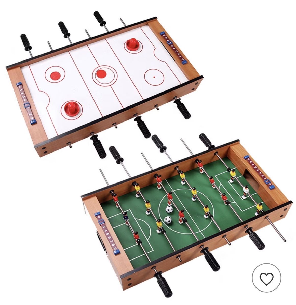 Brand new! 2 In 1 Table Game Air Hockey Foosball Table