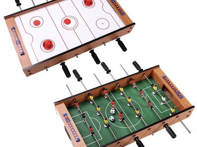 Brand new! 2 In 1 Table Game Air Hockey Foosball Table