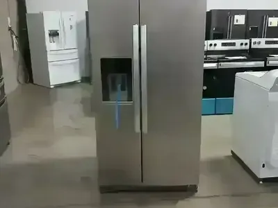 NEW WHIRLPOOL 29 C FT STAINLESS SIDE BY SIDE
