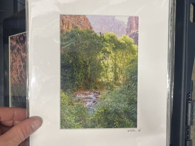 DBR '18 Canyon/Nature Prints - Matted Photography Artwork