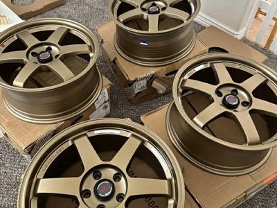 New in Box TE37 Reps, 18x8 +35, 5x114.3