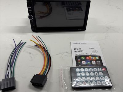 Car Radio 1 Din Carplay 7” Bluetooth Universal