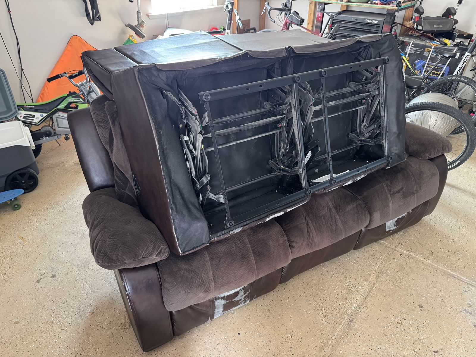 Free sofa and loveseat