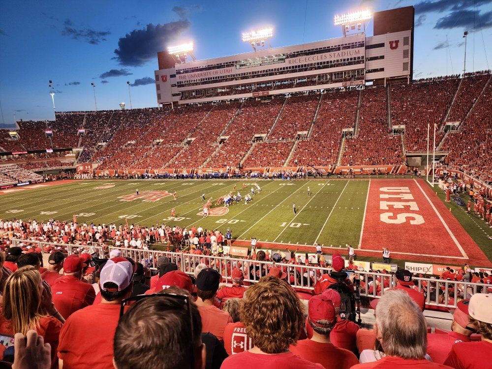 Utah Football Season Tickets - 2 seats E33 Row 30