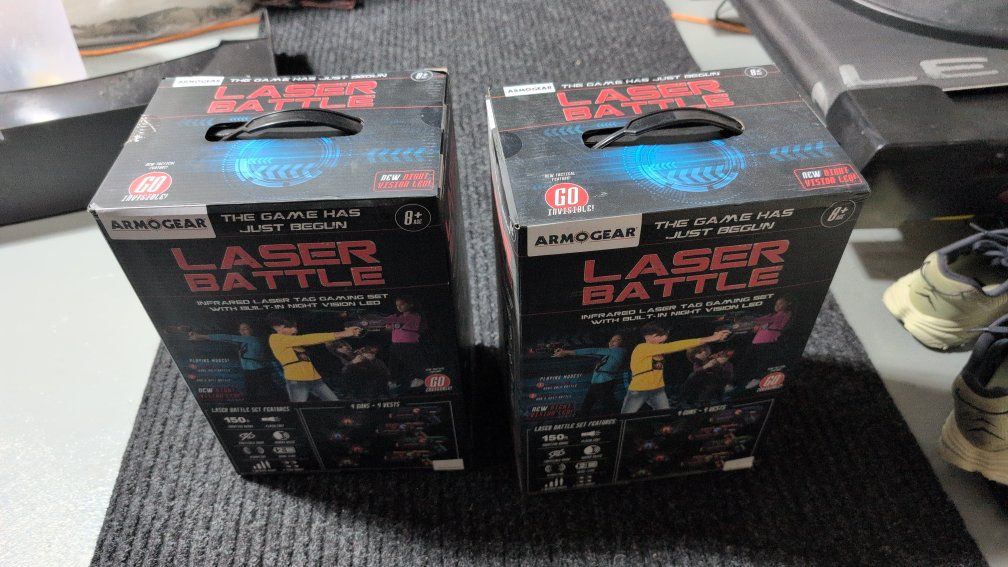 2 New in Box Armogear Laser Battle Infrared Laser Tag Gaming Set