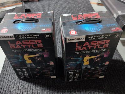 2 New in Box Armogear Laser Battle Infrared Laser Tag Gaming Set