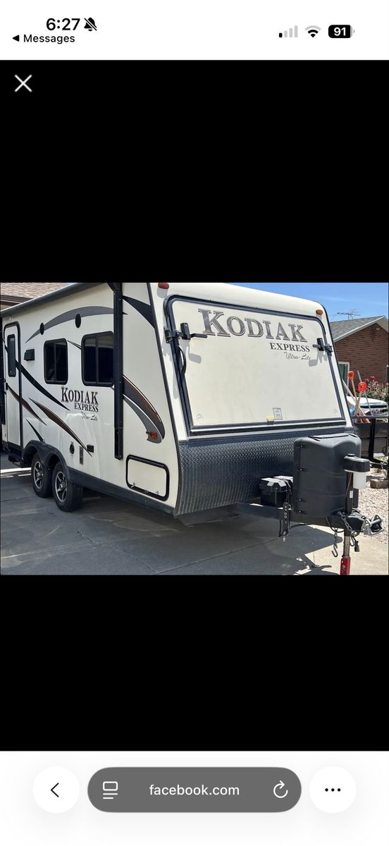 2017 Dutchmen Kodiak Express 186e - expandable hybrid travel trailer, sleeps 6-7