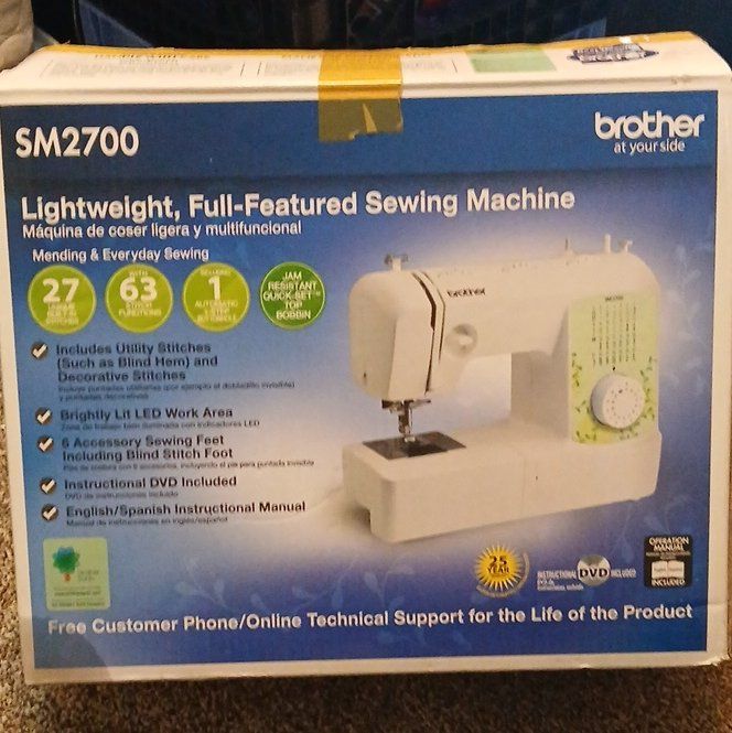 Brother SM2700 Lightweight Full-Featured Sewing Machine 27 Stitches