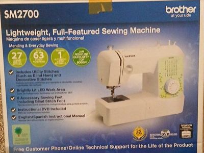 Brother SM2700 Lightweight Full-Featured Sewing Machine 27 Stitches