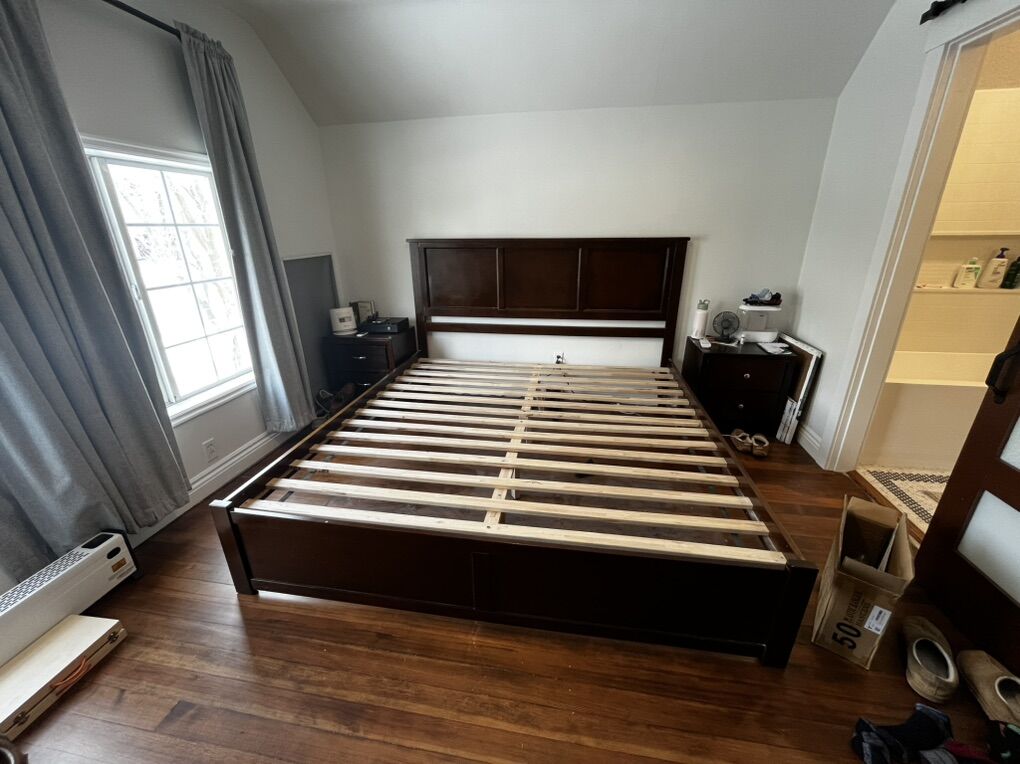 King Bed Frame w/ Drawers