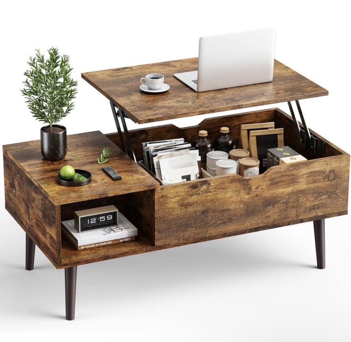 Lift top coffee table