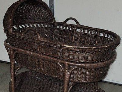Pottery Barn Kids Wicker Bassinet