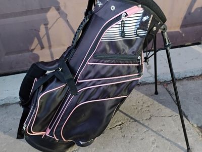 Tour X Woman's Standing Golf Bag Black and Pink