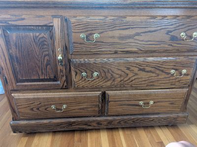 Solid oak dresser