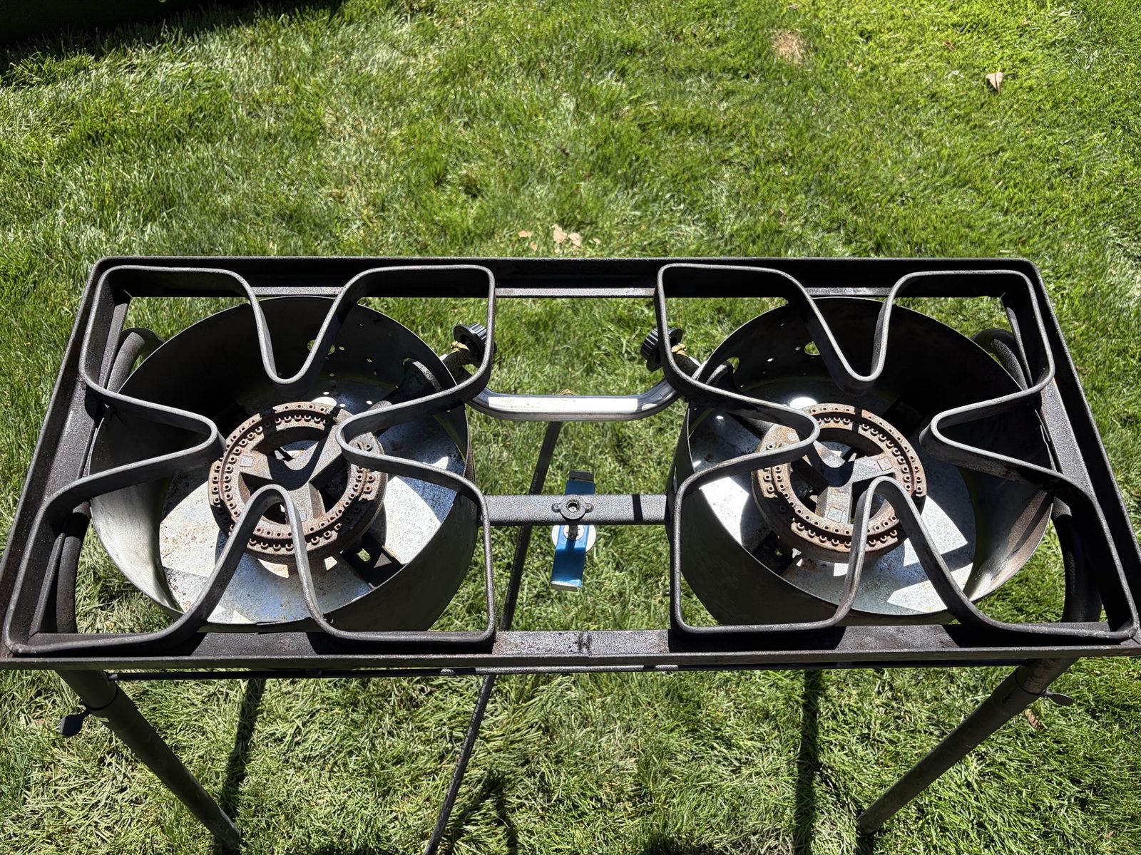 Camp Chef Explorer Two-Burner Outdoor Camping Stove with Detachable Legs