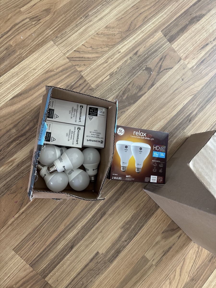 Assorted new light Bulbs