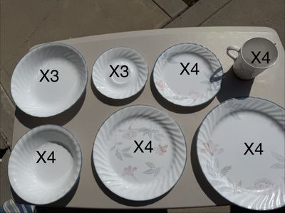 Corelle English Calla Lily Dinnerware Set - Plates, Bowls & Mugs Collection