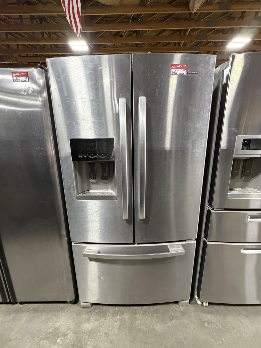 HUGE DEALS NOW! AMANA FRENCH DOOR FRIDGE