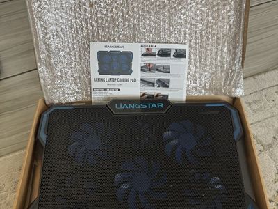 LIANGSTAR Gaming Laptop Cooling Pad with 6 Fans and Adjustable Speeds