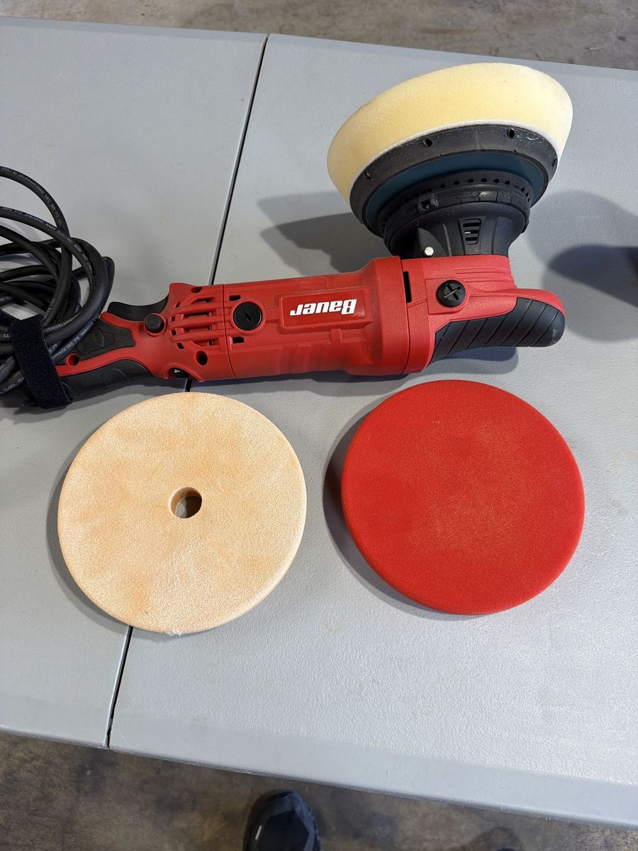Bauer Buffer/Polisher with 3M Rubbing Compound and 3D Speed Glaze