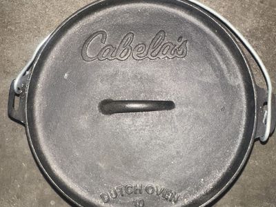 Cabela's 10-inch Cast Iron Dutch Oven