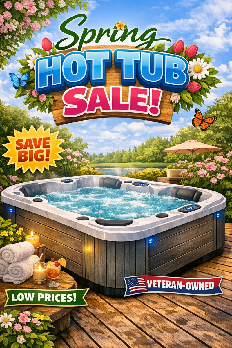 Spring Into Savings — Up to $2,500 Off Premium Hot Tubs!