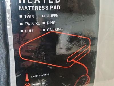 NEW heated mattress pads