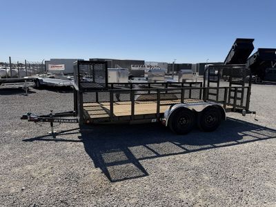2026 PJ Trailers 7x16 83 Tandem Axle Channel (UL)"
