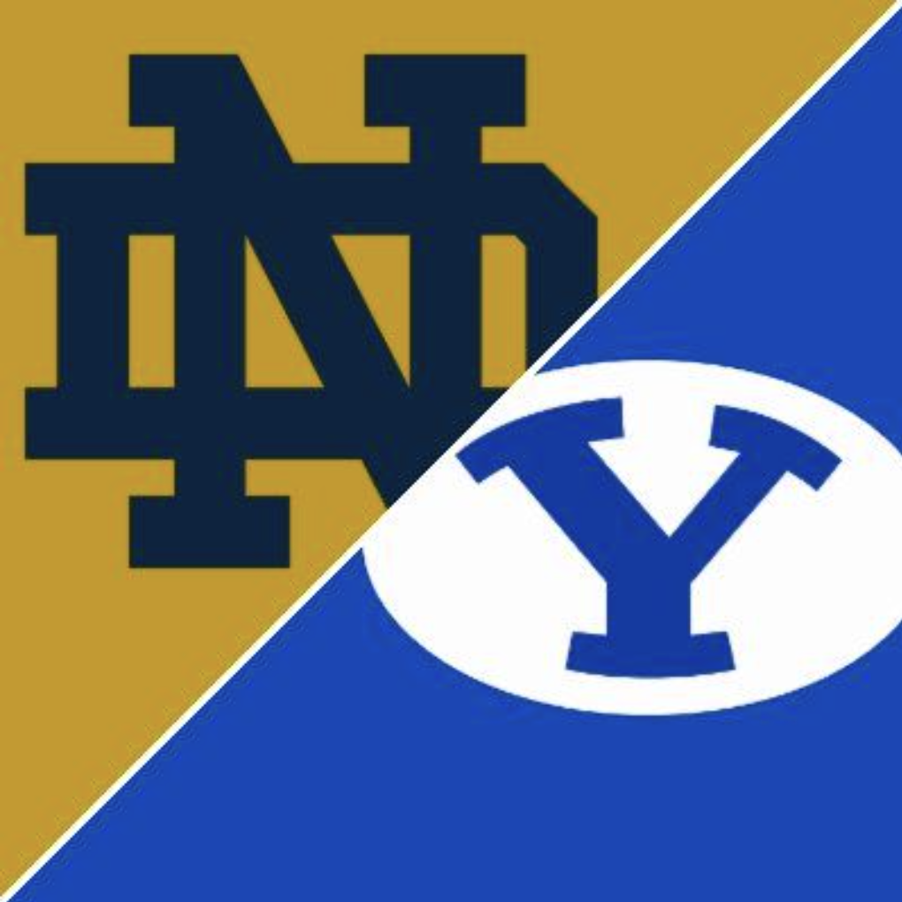 6 lower bowl aisle seats for BYU vs. Notre Dame