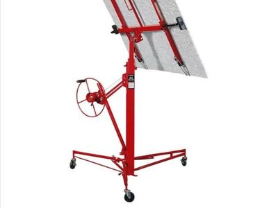 Harbor Freight Drywall Panel Hoist Lift - Red, Max 150 lbs, up to 11 ft height