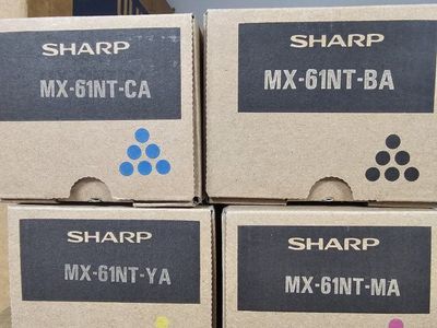 Full set of sharp toner